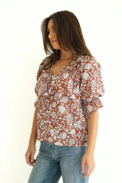 Chloe Blouse - Polkadots & Moonbeams LAPanerosDAISY BLUESXSChloe Blouse