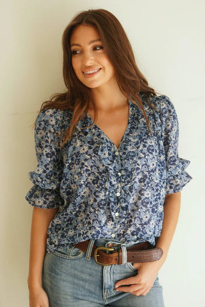 Chloe Blouse - Polkadots & Moonbeams LAPanerosDAISY BLUESXSChloe Blouse
