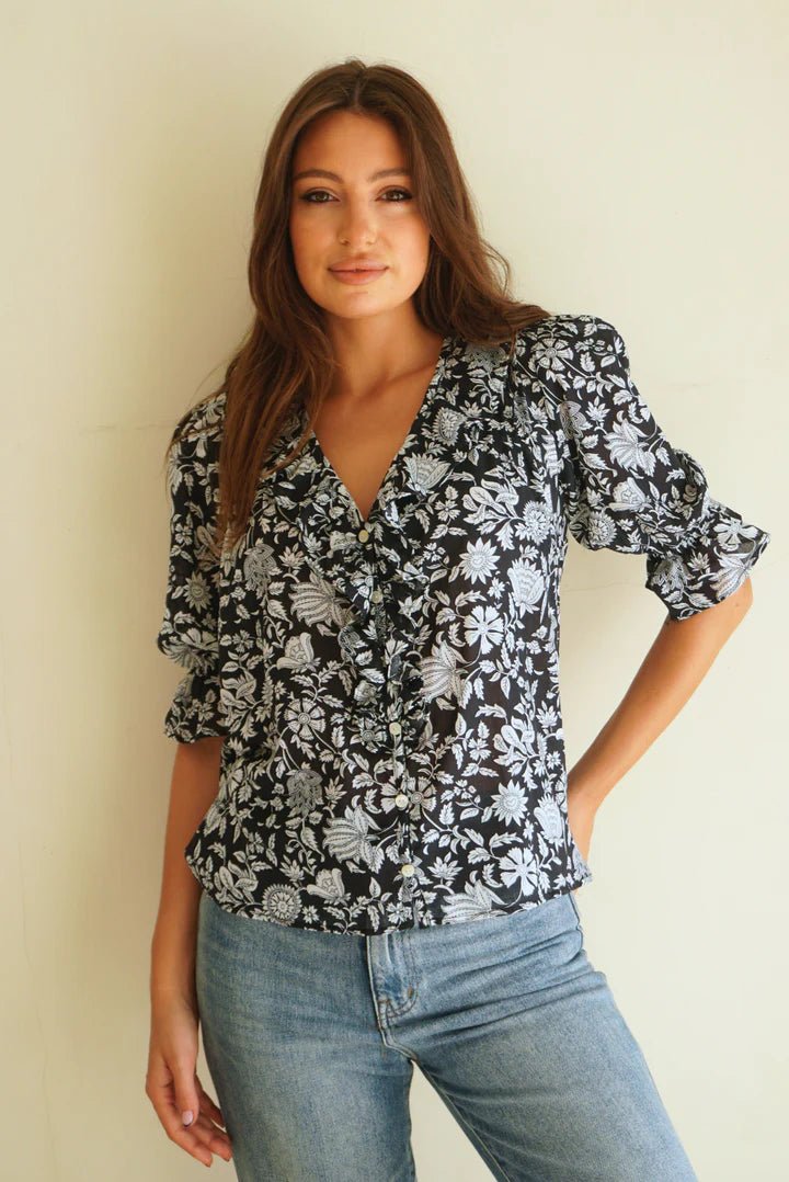 Chloe Blouse - Polkadots & Moonbeams LAPanerosDAISY BLUESXSChloe Blouse