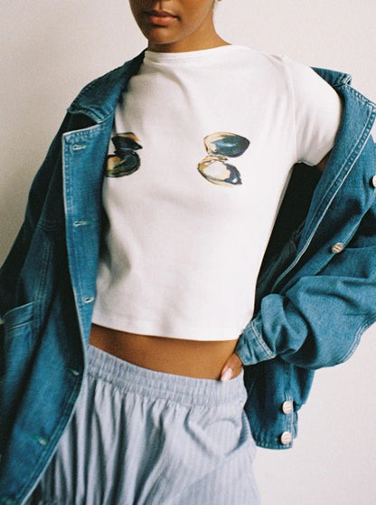 Clams Alex Tee - Polkadots & Moonbeams LALisa Says GahXSClams Alex Tee