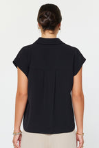 Classic Cap Sleeve Top - Polkadots & Moonbeams LAPolkadots & MoonbeamsBlackXSClassic Cap Sleeve Top