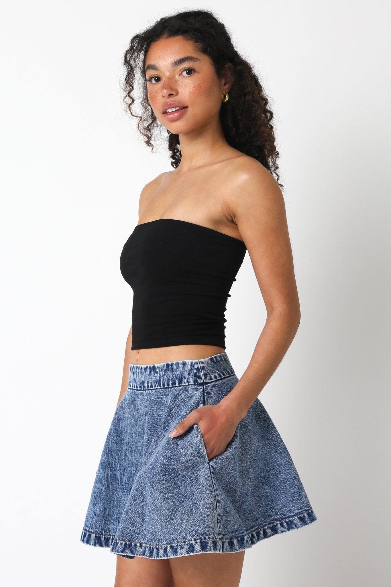 Classic Tube Top - Polkadots & Moonbeams LAPolkadots & MoonbeamsBlackSClassic Tube Top