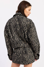Zebra Zip Jacket