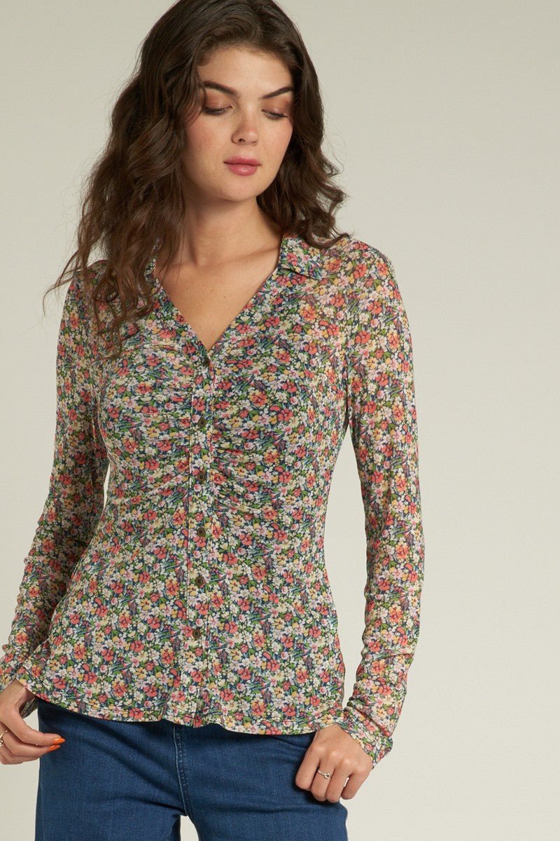 Delias Mesh Floral Top - Polkadots & Moonbeams LAPolkadots & MoonbeamsSDelias Mesh Floral Top