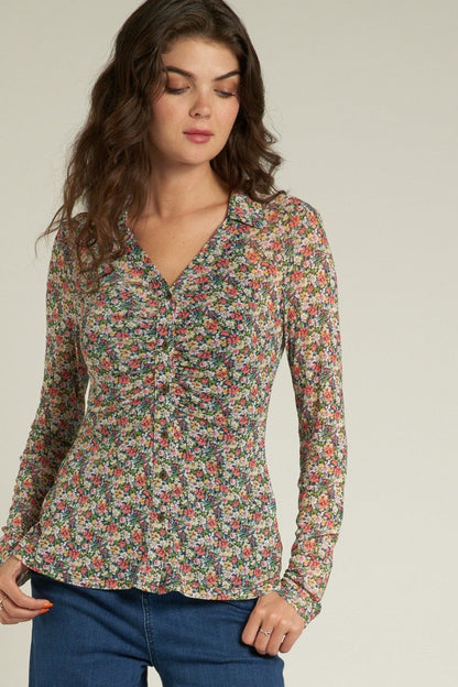 Delias Mesh Floral Top - Polkadots & Moonbeams LAPolkadots & MoonbeamsSDelias Mesh Floral Top