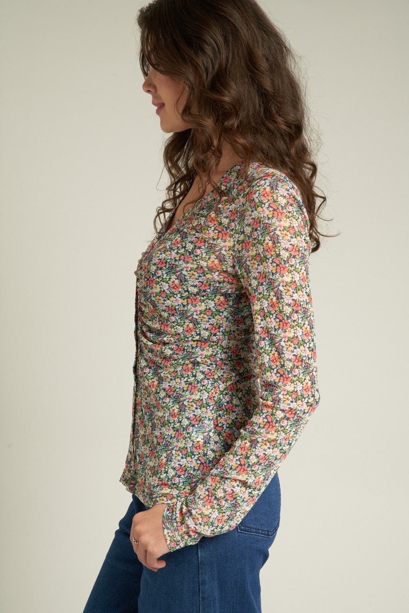 Delias Mesh Floral Top - Polkadots & Moonbeams LAPolkadots & MoonbeamsSDelias Mesh Floral Top