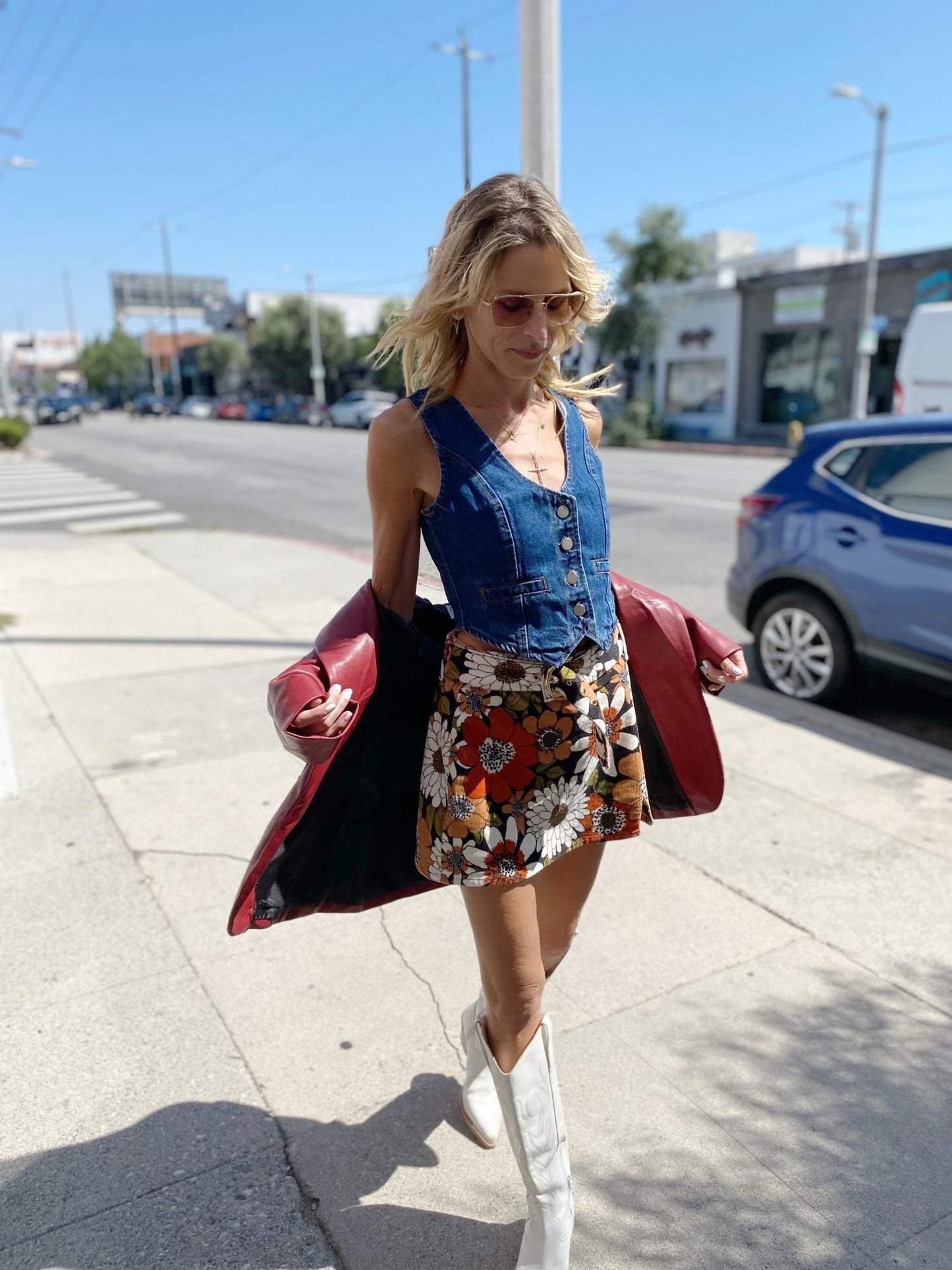 Denim Vest - Polkadots & Moonbeams LAAnother GirlXSDenim Vest