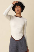 Kendall Contrast Trim Top
