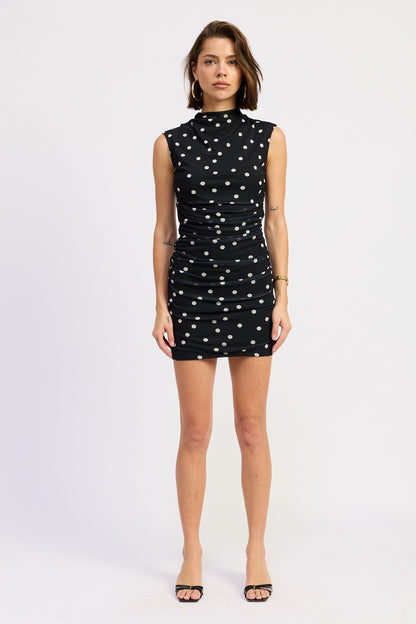 Polkadots Stretch Mesh Mini