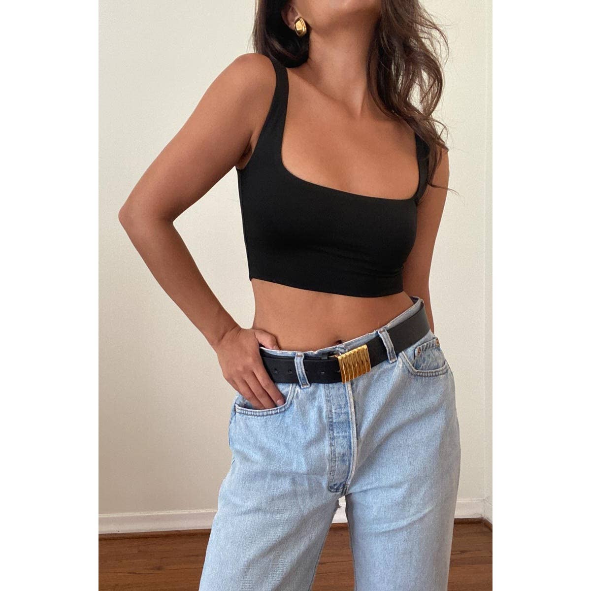 Double Layered Crop Tank