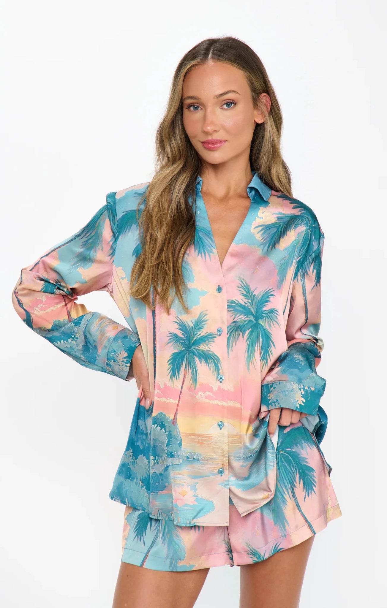 Early Riser PJ Set Sunset Cove - Polkadots & Moonbeams LAShow Me Your MumuXSEarly Riser PJ Set Sunset Cove