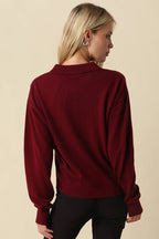 Nancy Long Sleeve Polo Sweater