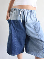 Eco - Denim Jorts - Polkadots & Moonbeams LAAmerican Recycled ClothingS/MEco - Denim Jorts