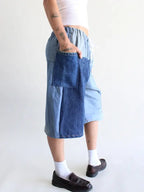 Eco - Denim Jorts - Polkadots & Moonbeams LAAmerican Recycled ClothingS/MEco - Denim Jorts