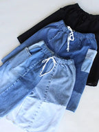 Eco - Denim Jorts - Polkadots & Moonbeams LAAmerican Recycled ClothingS/MEco - Denim Jorts