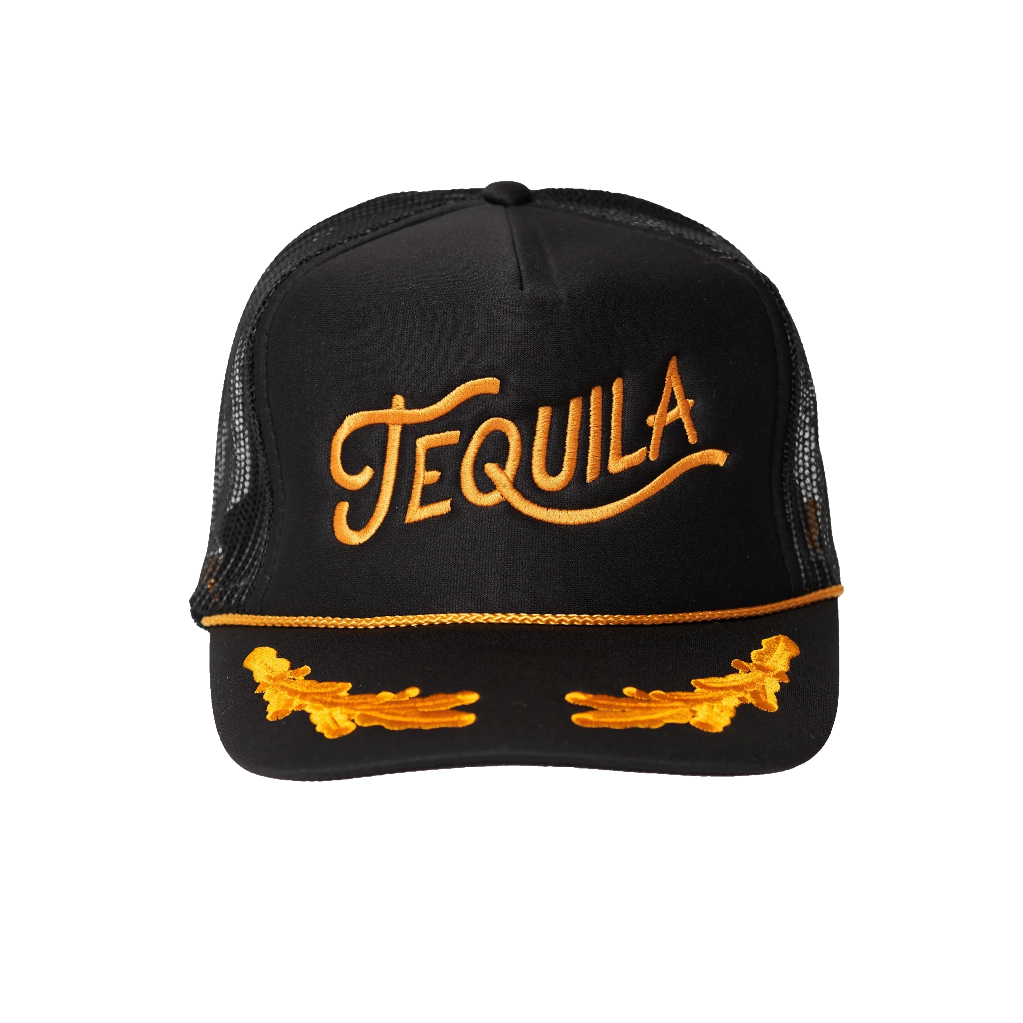 Embroidered Trucker Hats - Polkadots & Moonbeams LALocal BeachBlackPARTY CAPTAINEmbroidered Trucker Hats