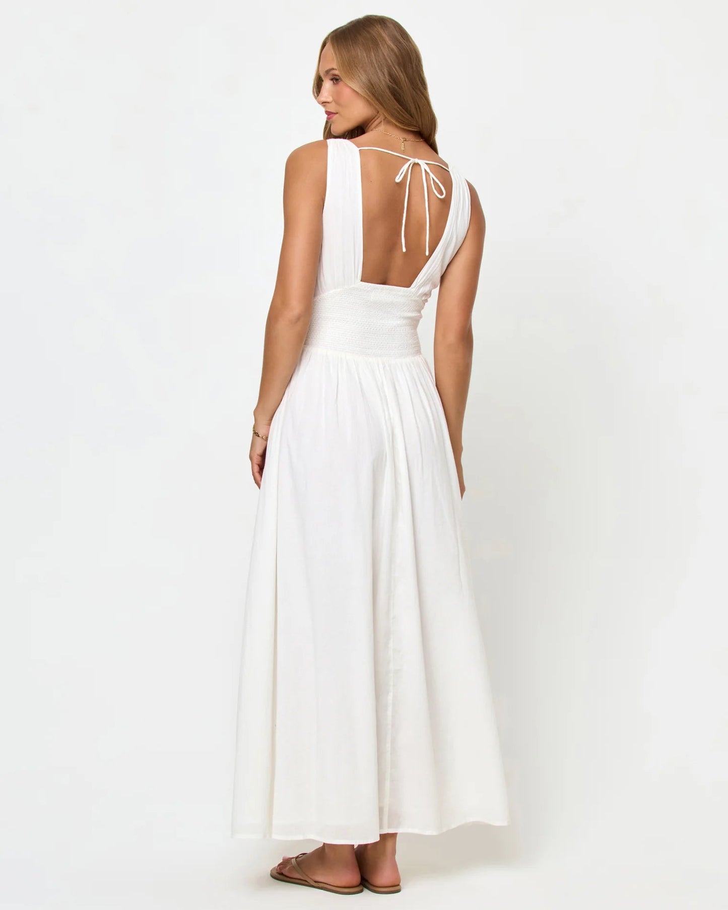 Emmaline Maxi Dress - Polkadots & Moonbeams LALSpaceWhiteXSEmmaline Maxi Dress
