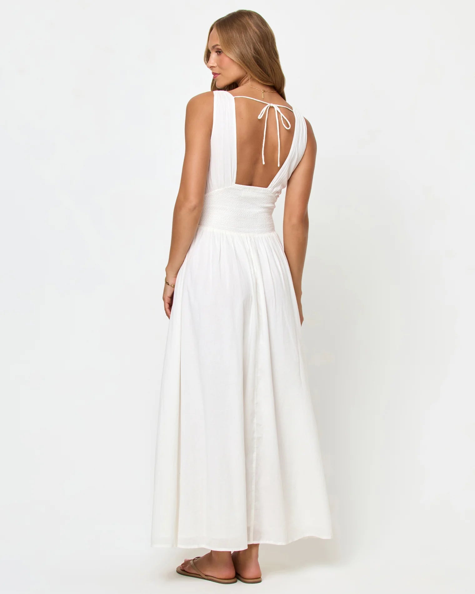 Emmaline Maxi Dress - Polkadots & Moonbeams LALSpaceWhiteXSEmmaline Maxi Dress