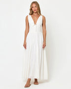 Emmaline Maxi Dress - Polkadots & Moonbeams LALSpaceWhiteXSEmmaline Maxi Dress