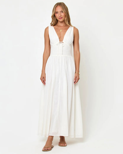 Emmaline Maxi Dress - Polkadots & Moonbeams LALSpaceWhiteXSEmmaline Maxi Dress
