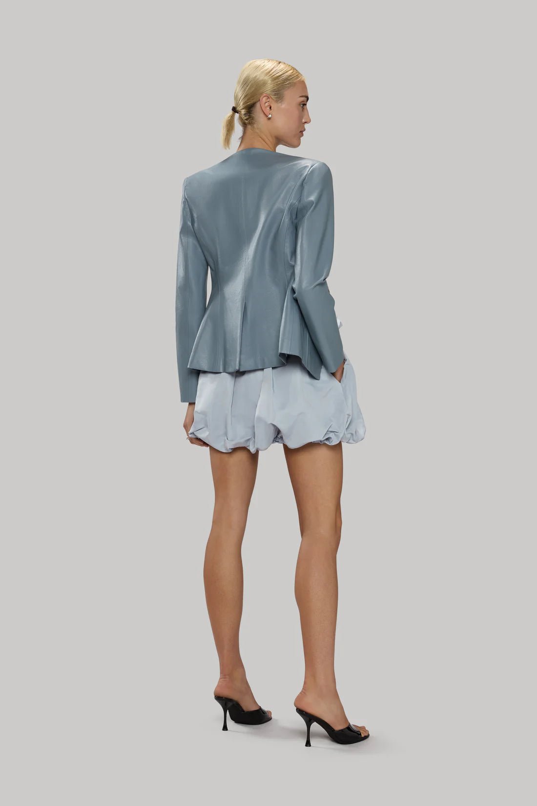 Essential Tailored Vegan Leather Blazer - From the brand Jasmine Elaine Design