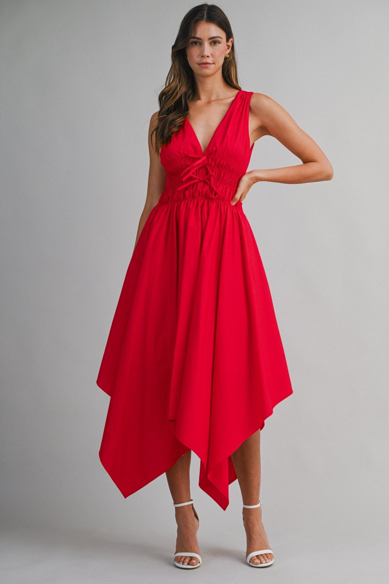 Essex Midi - Polkadots & Moonbeams LAPolkadots & MoonbeamsRedSEssex Midi