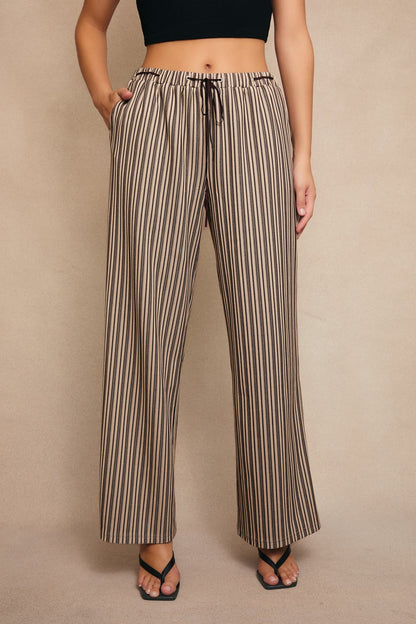 Eyelet Drawstring Pants
