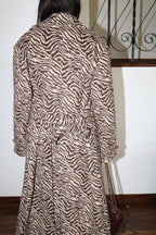 Zebra Trench Coat