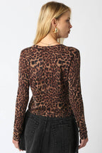 Christine Leopard Cardigan