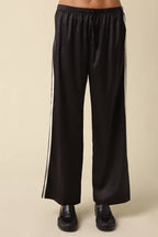 Maggie Satin Track Pants