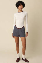 Kendall Contrast Trim Top