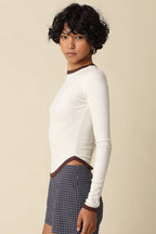 Kendall Contrast Trim Top