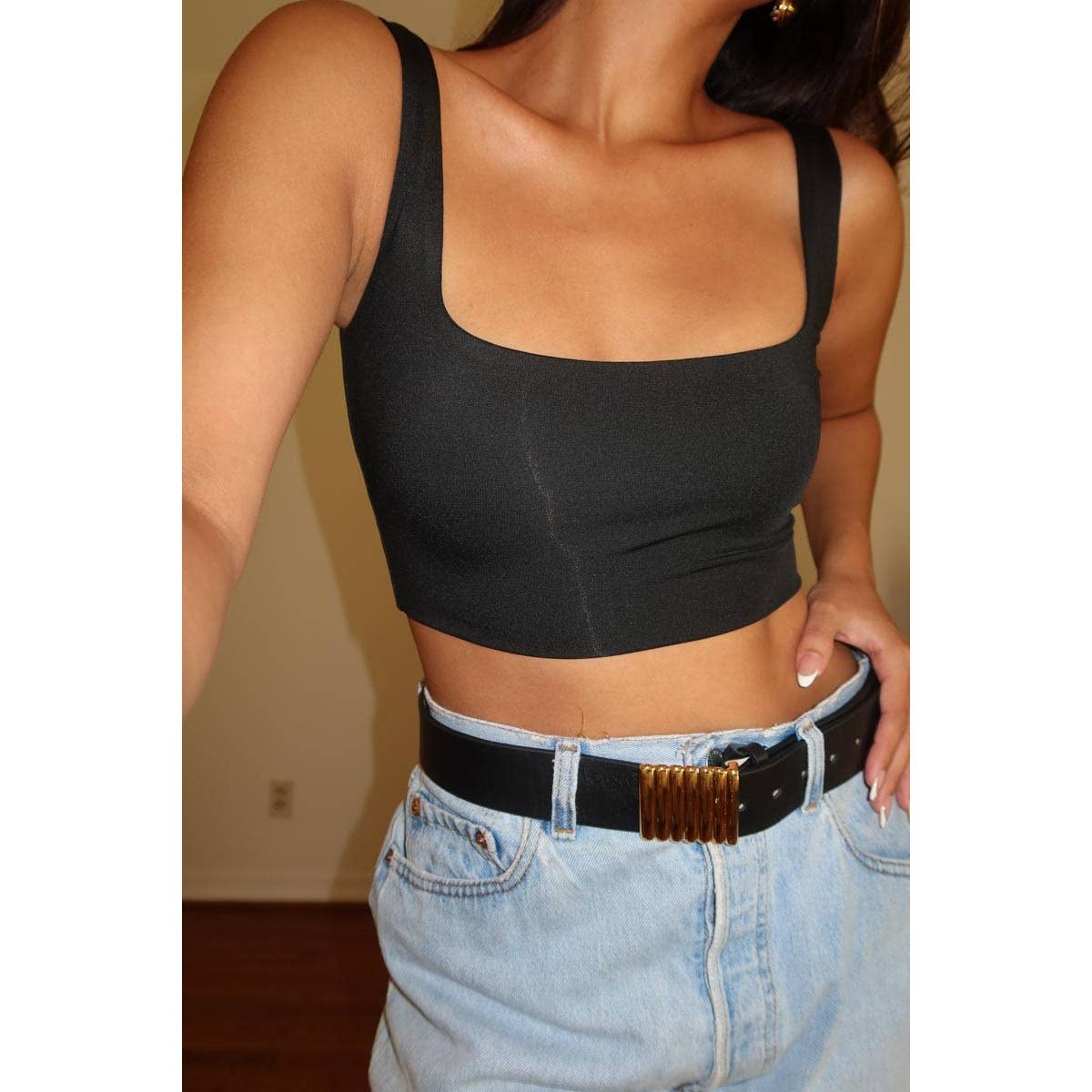 Double Layered Crop Tank