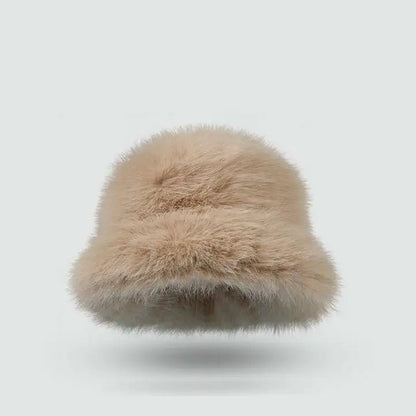 Faux Fur Bucket Hat - Polkadots & Moonbeams LAPolkadots & MoonbeamsBrownFaux Fur Bucket Hat