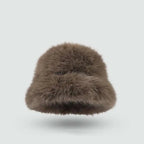 Faux Fur Bucket Hat - Polkadots & Moonbeams LAPolkadots & MoonbeamsBrownFaux Fur Bucket Hat