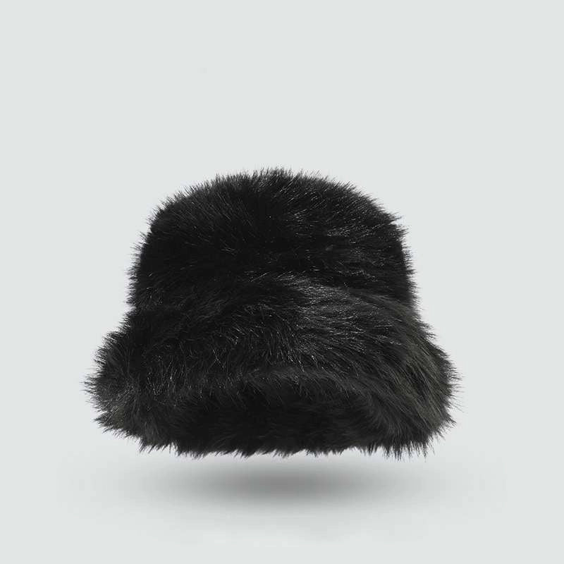 Faux Fur Bucket Hat - Polkadots & Moonbeams LAPolkadots & MoonbeamsBrownFaux Fur Bucket Hat