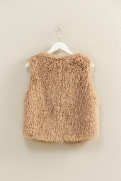 Cropped Fur Vest