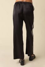 Maggie Satin Track Pants
