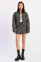 Zebra Zip Jacket