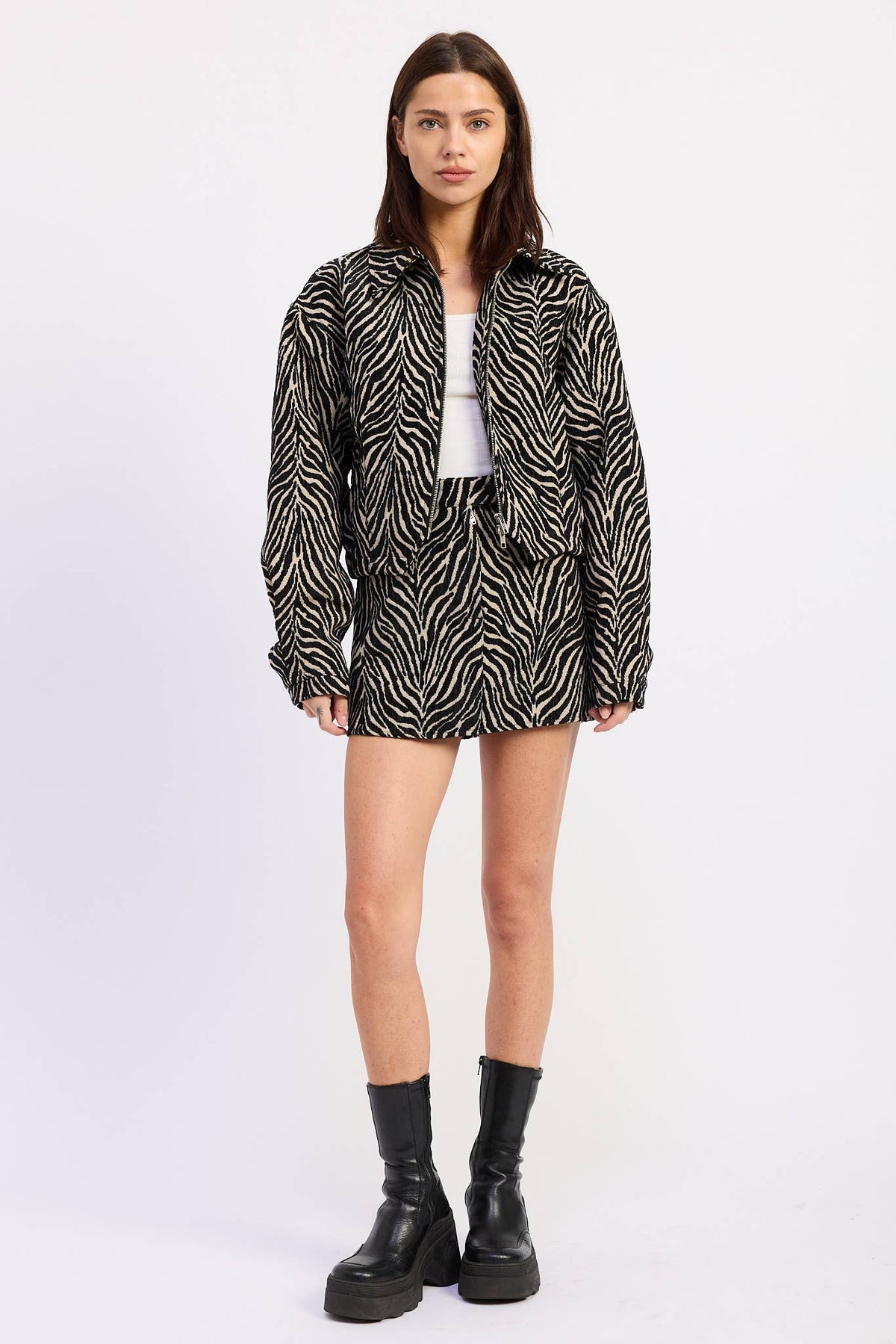Zebra Zip Jacket