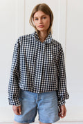Gingham Zip Jacket - RJ1136