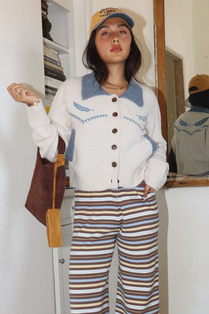 Feather Western Sweater