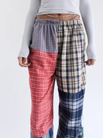 Pre-Order Flannel Upcycled Pants