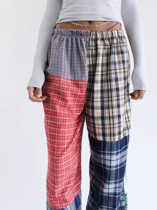 Pre-Order Flannel Upcycled Pants