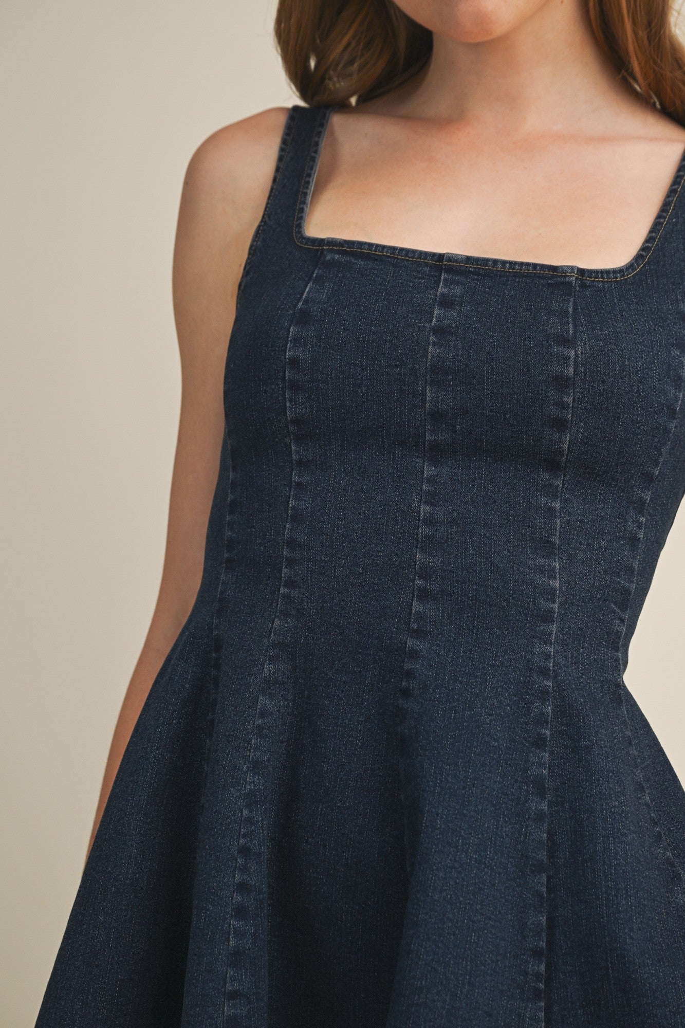 Flare Denim Mini - Polkadots & Moonbeams LAPolkadots & MoonbeamsSFlare Denim Mini