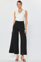 Flared Ponte Pants - Polkadots & Moonbeams LAPolkadots & MoonbeamsNavyXSFlared Ponte Pants