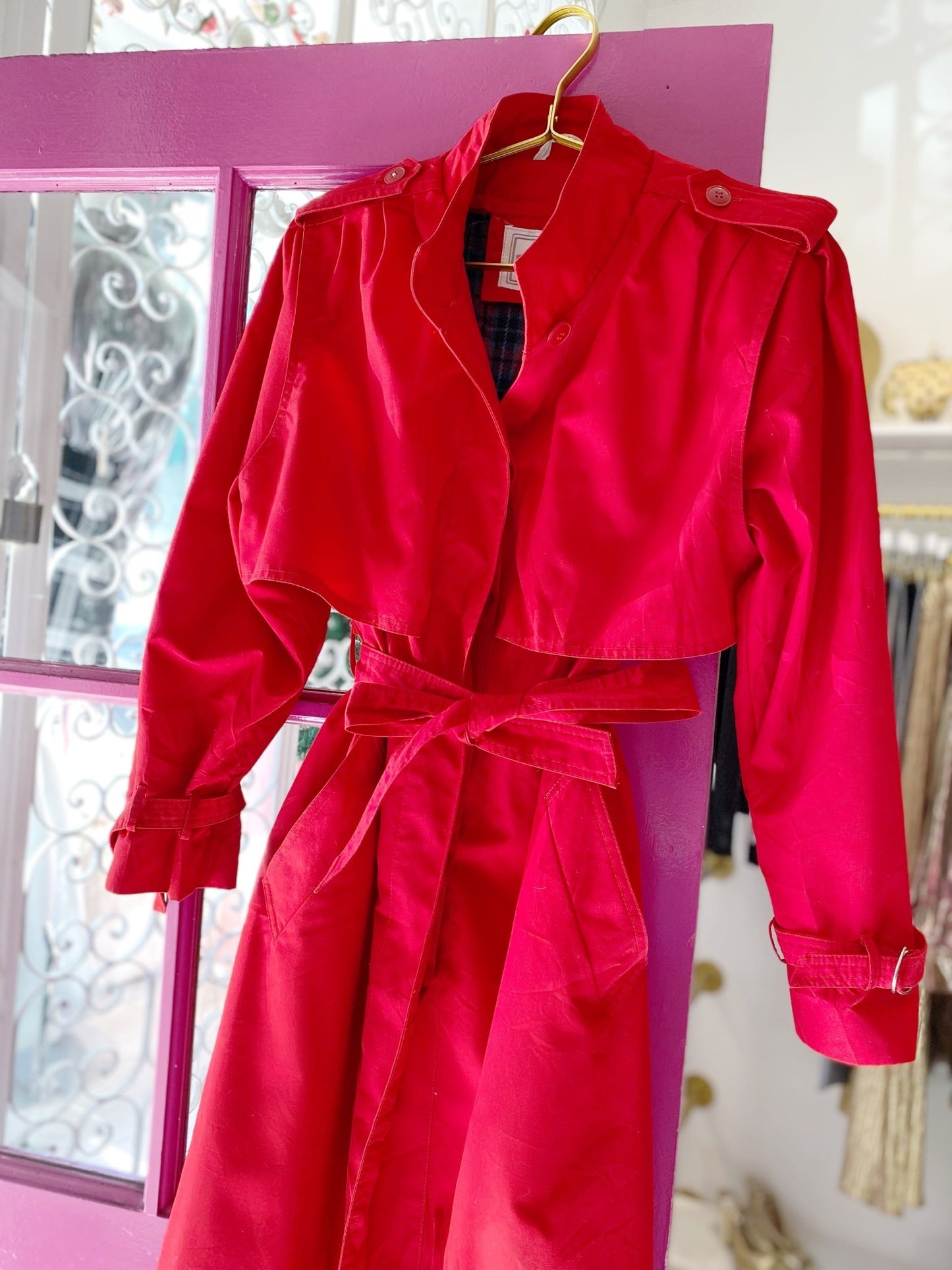 Fleet Street Vintage Trench - Polkadots & Moonbeams LAPolkadots & MoonbeamsFleet Street Vintage Trench