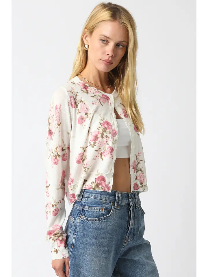 Hallie Floral Cardigan