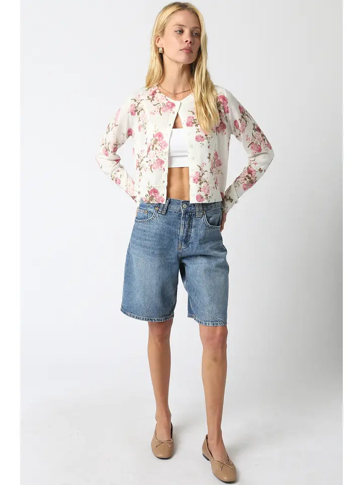 Hallie Floral Cardigan