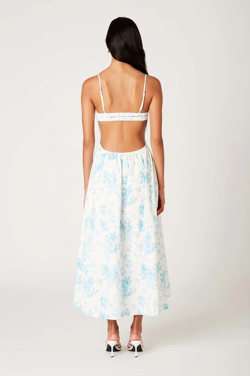 Floral Maxi Pocket Dress - Polkadots & Moonbeams LANIA THE BRANDBlueXSFloral Maxi Pocket Dress